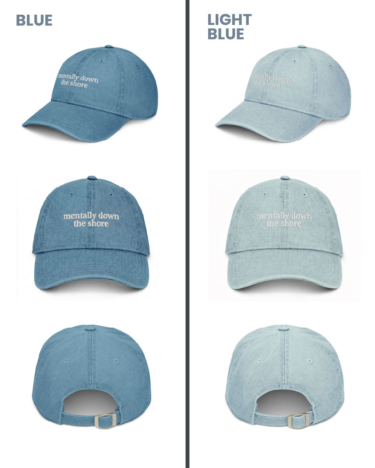 Mentally Down the Shore, Denim Dad Hat