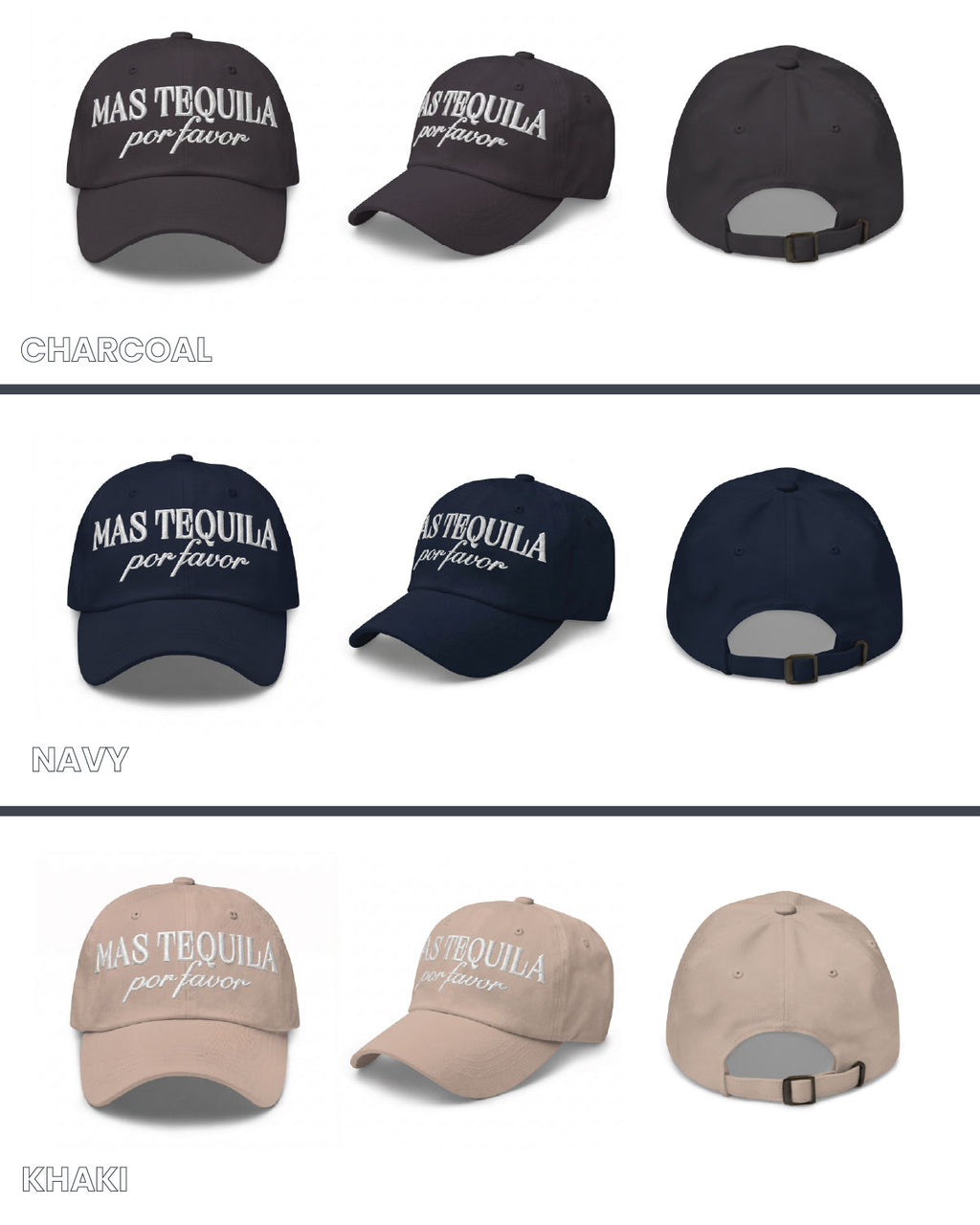 Mas Tequila Por Favor, Dad Hat