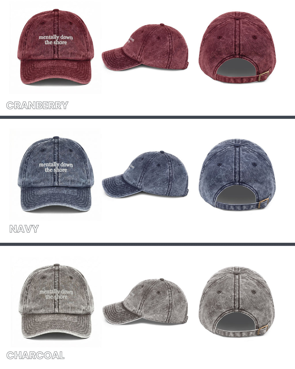Mentally Down the Shore, Vintage Dad Hat