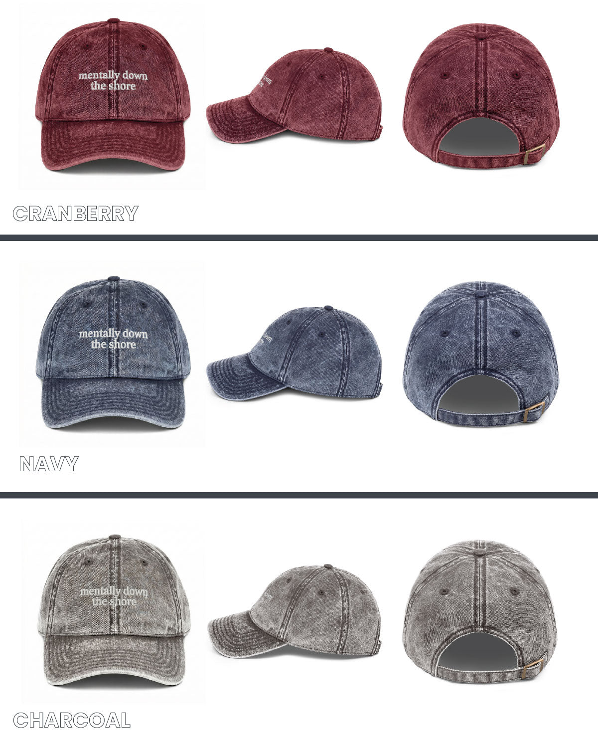 Mentally Down the Shore, Vintage Dad Hat