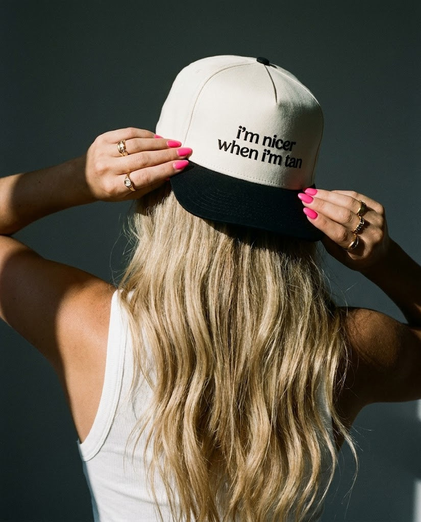 I'm Nicer When I'm Tan, Snapback