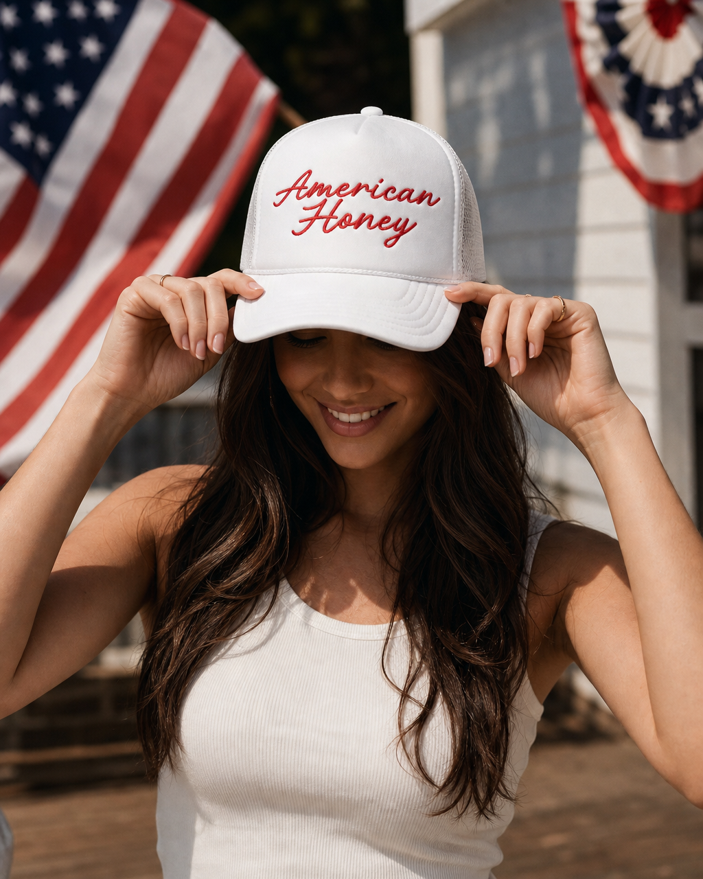American Honey, Embroidered Trucker Hat